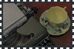 poet before a person